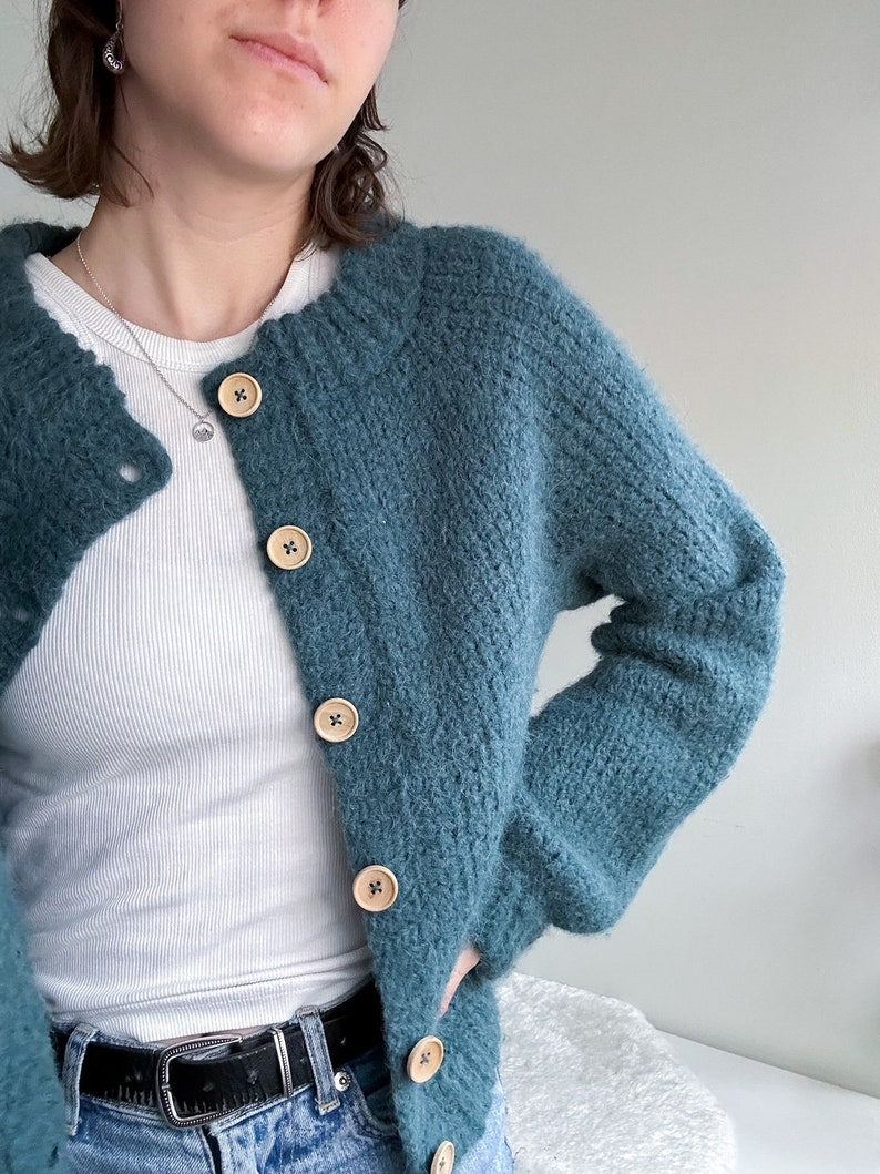Halo Cardigan & Sweater Crochet Pattern