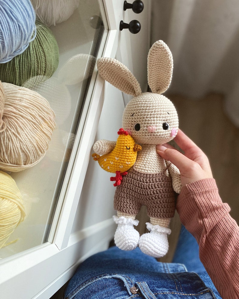 Peaches Bunny Crochet Pattern