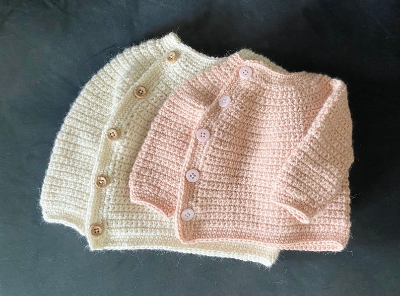 Gentle Button Cardigan Crochet Pattern
