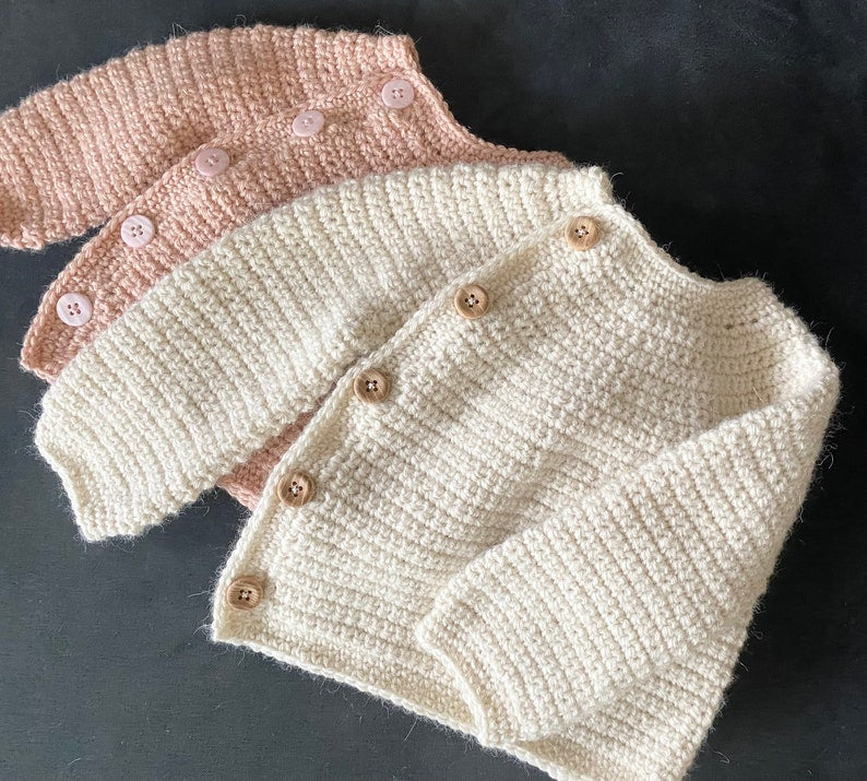 Gentle Button Cardigan Crochet Pattern