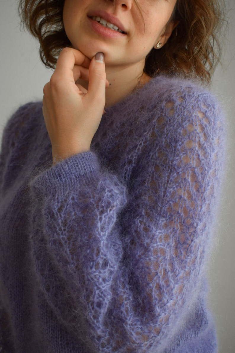 Wisteria Blouse Knitting Pattern