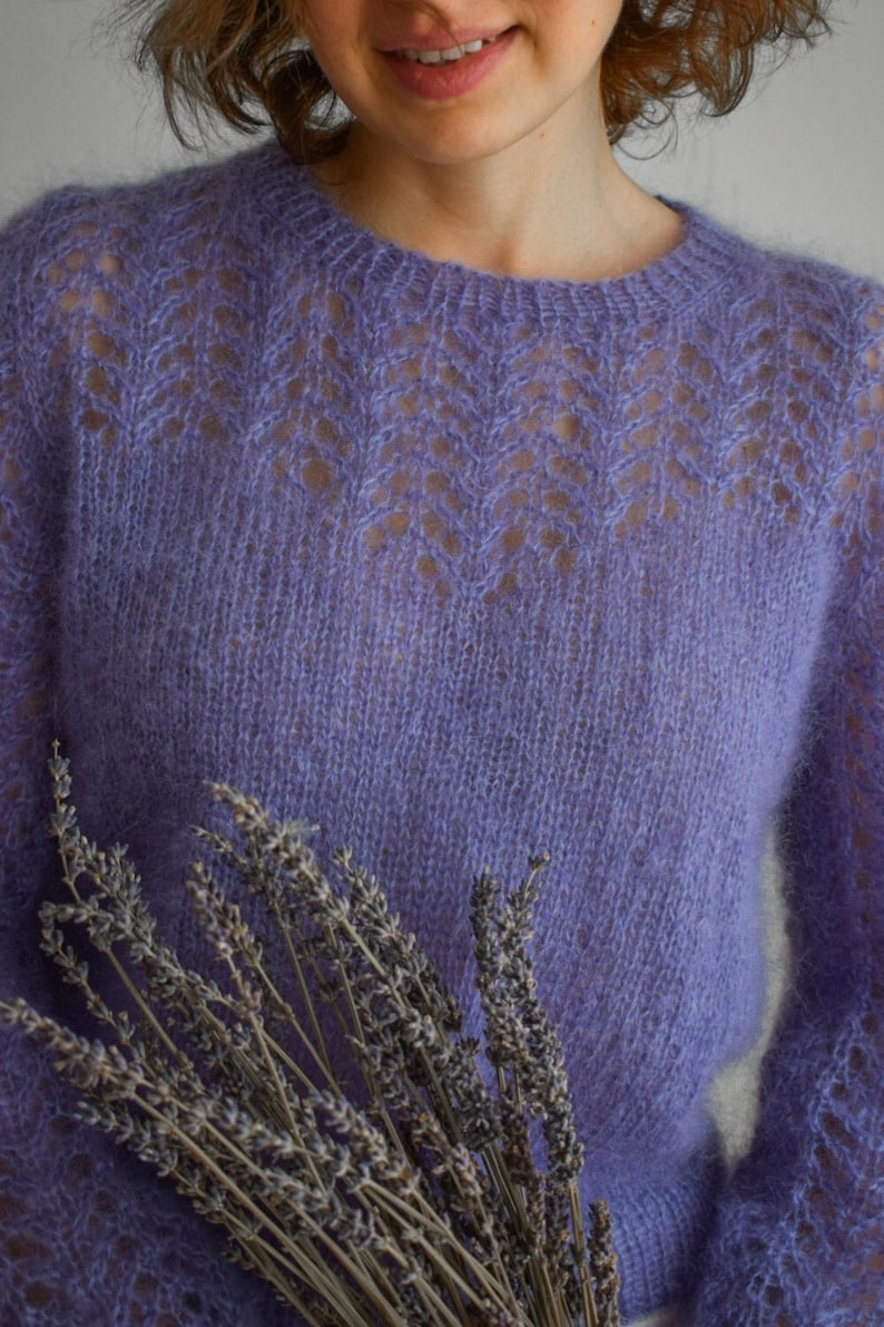 Wisteria Blouse Knitting Pattern