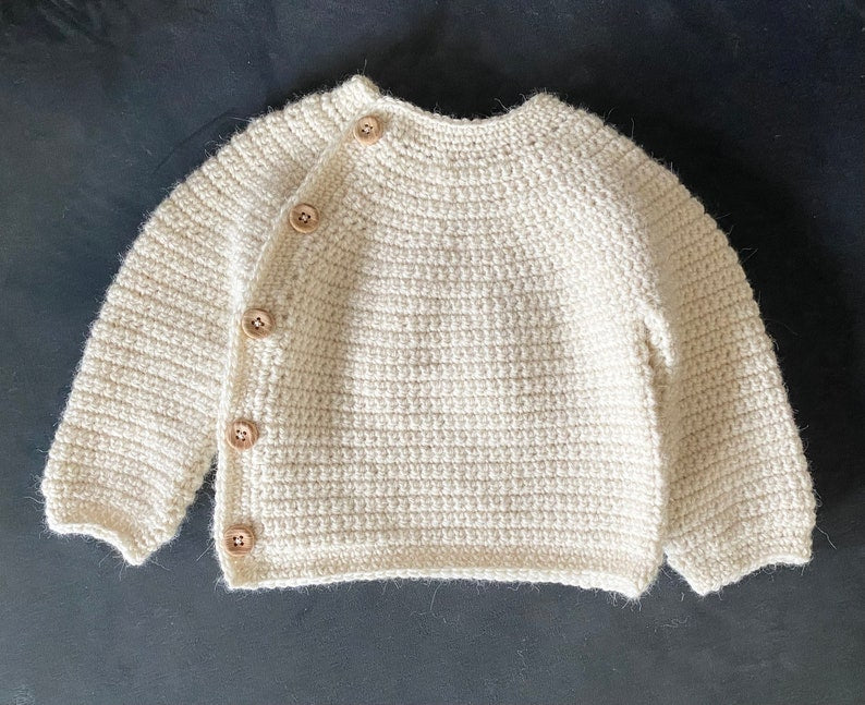 Gentle Button Cardigan Crochet Pattern