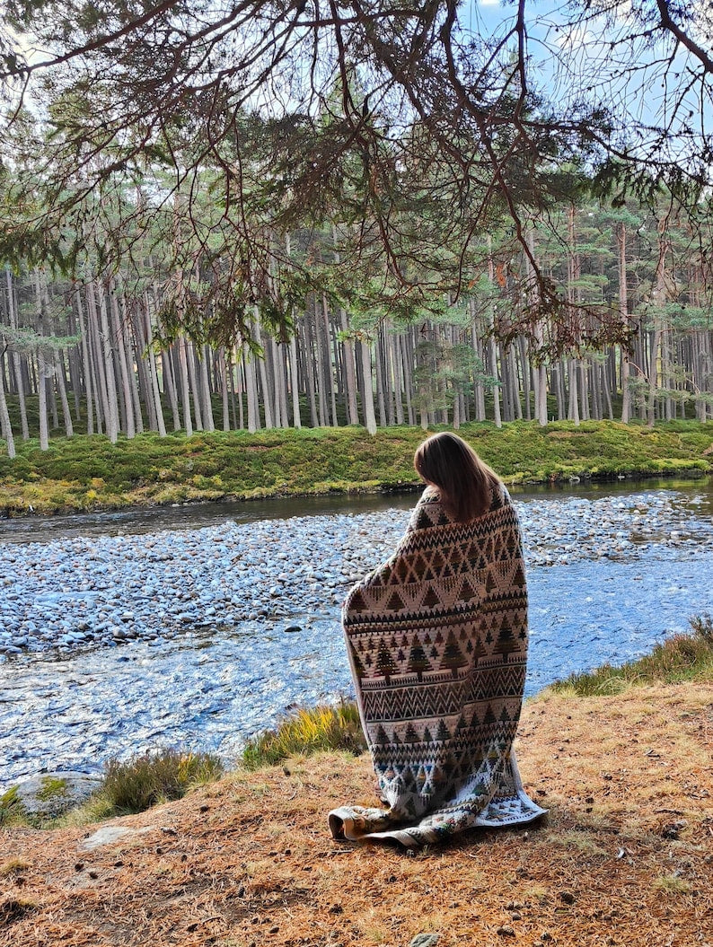 Forest Ridge Blanket Crochet Pattern