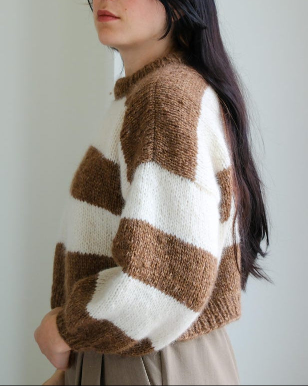 Modern Oversized Sweater Knitting Pattern