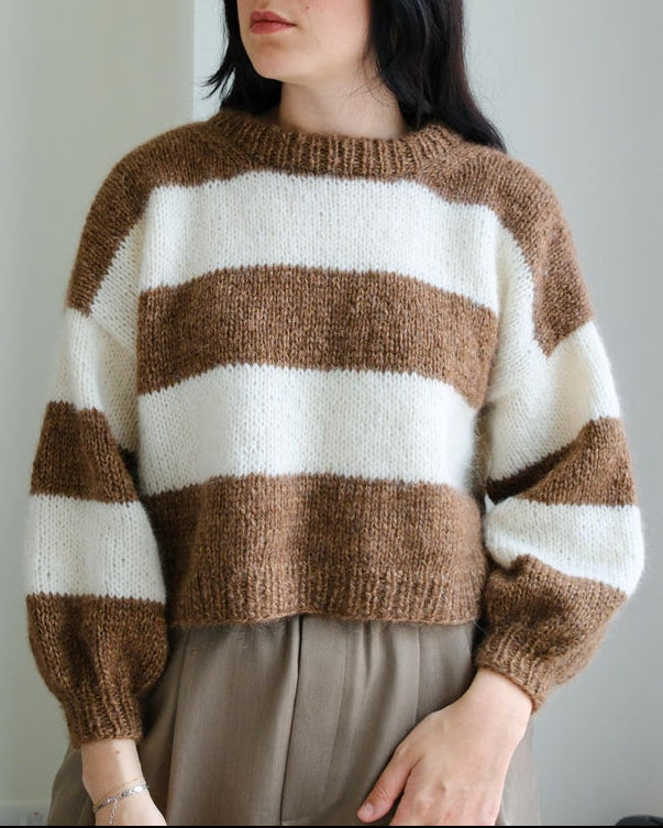 Modern Oversized Sweater Knitting Pattern