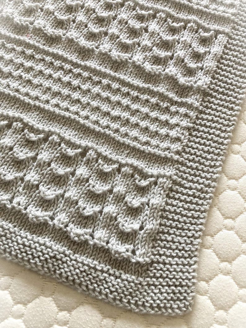 Shellmist Blanket Knitting Pattern