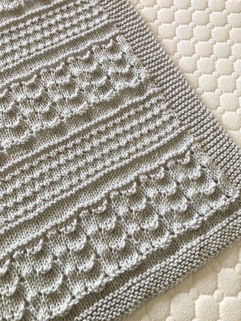 Shellmist Blanket Knitting Pattern