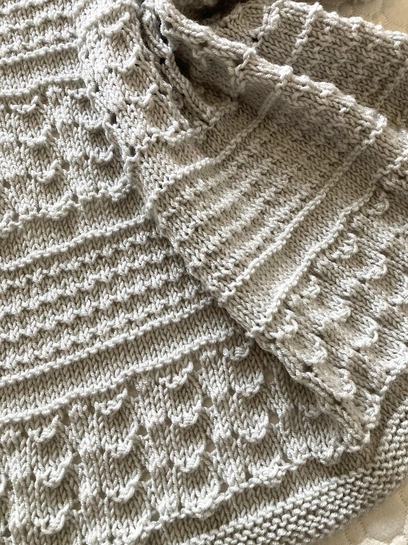 Shellmist Blanket Knitting Pattern