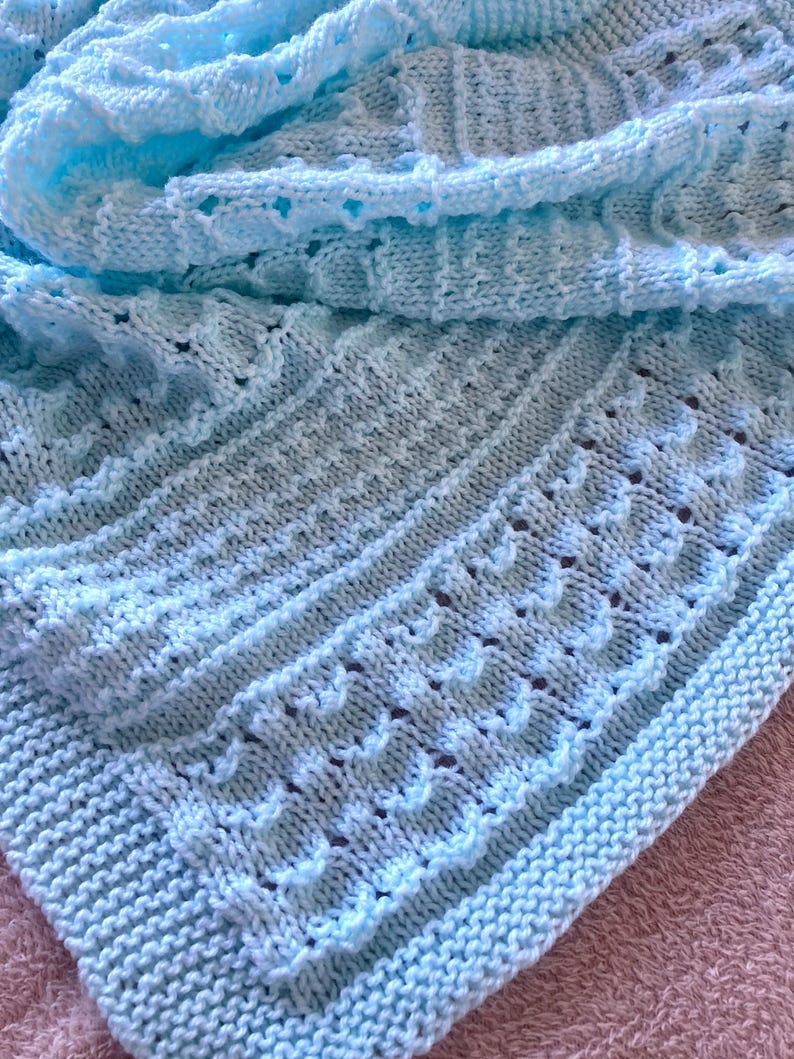 Shellmist Blanket Knitting Pattern