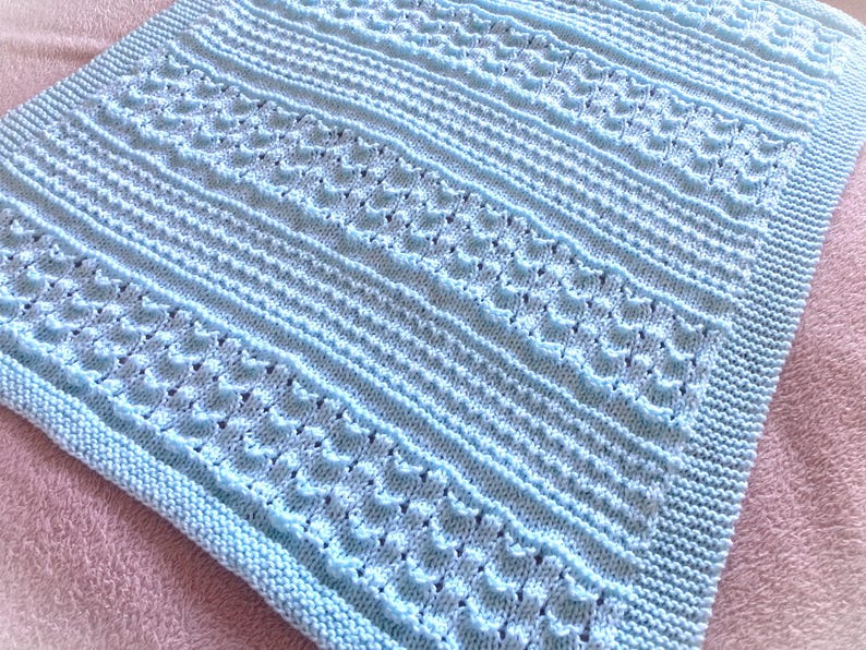 Shellmist Blanket Knitting Pattern