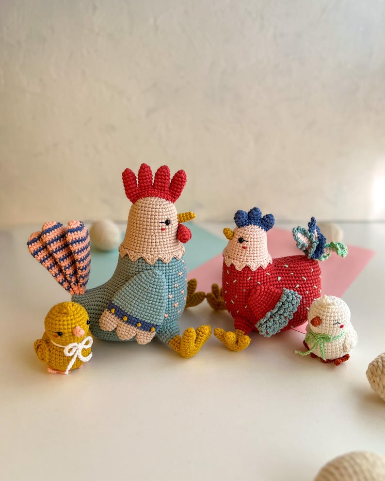 Farmyard Family Crochet Pattern
