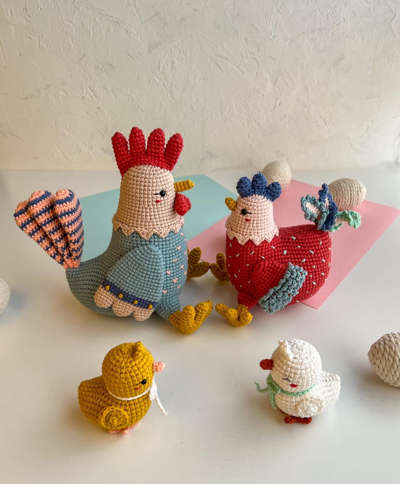 Farmyard Family Crochet Pattern
