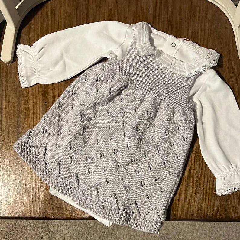 Vintage Pinafore Knitting Pattern