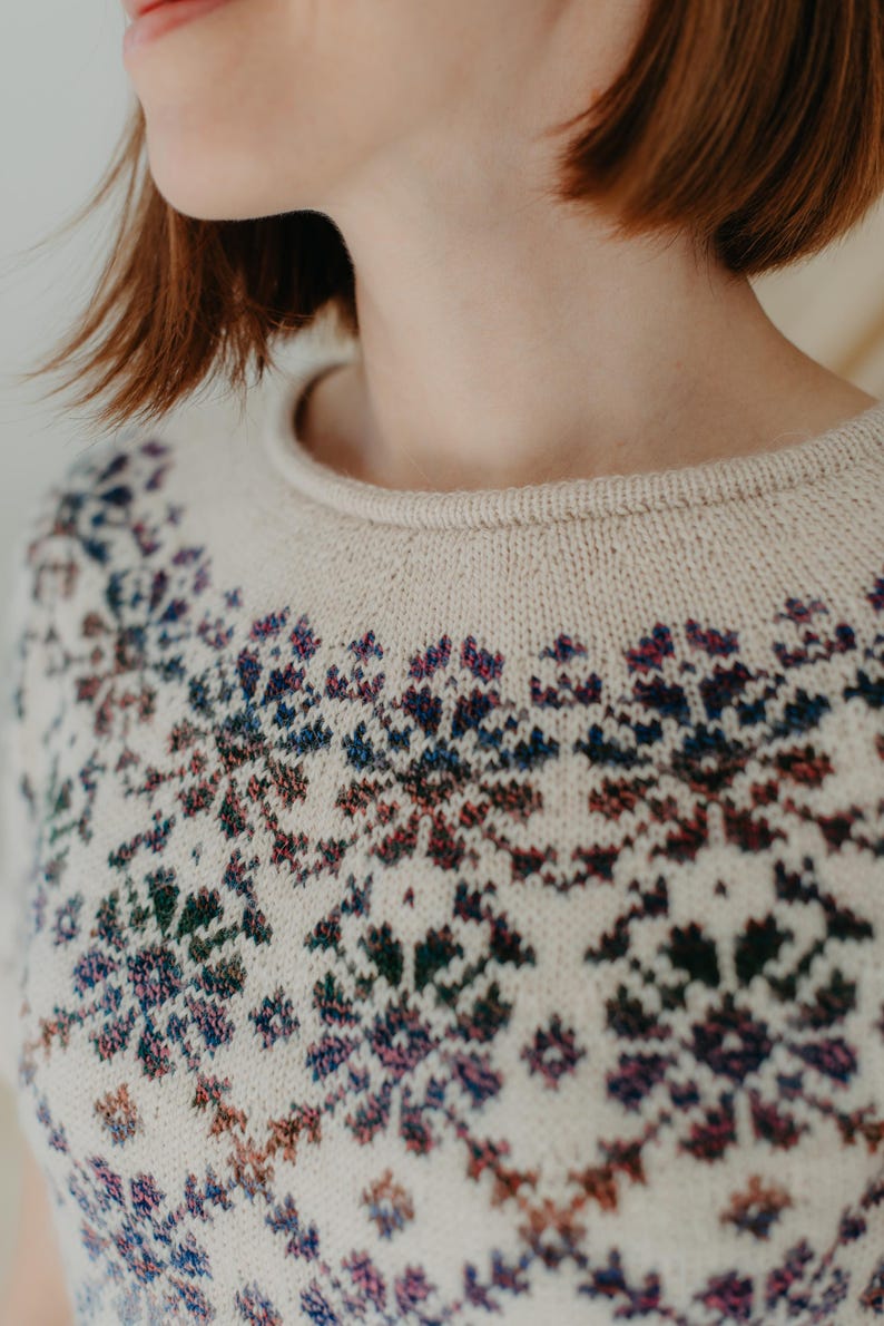 Snowbloom Top Knitting Pattern