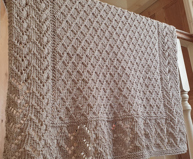 Willowfield Blanket Knitting Pattern