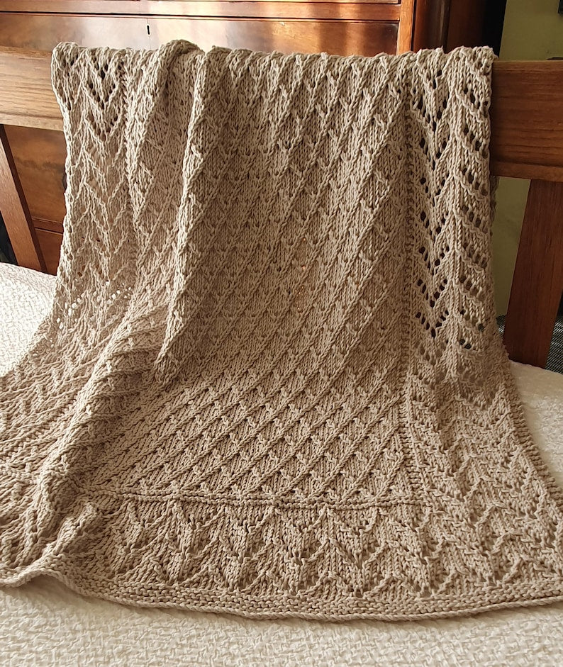 Willowfield Blanket Knitting Pattern