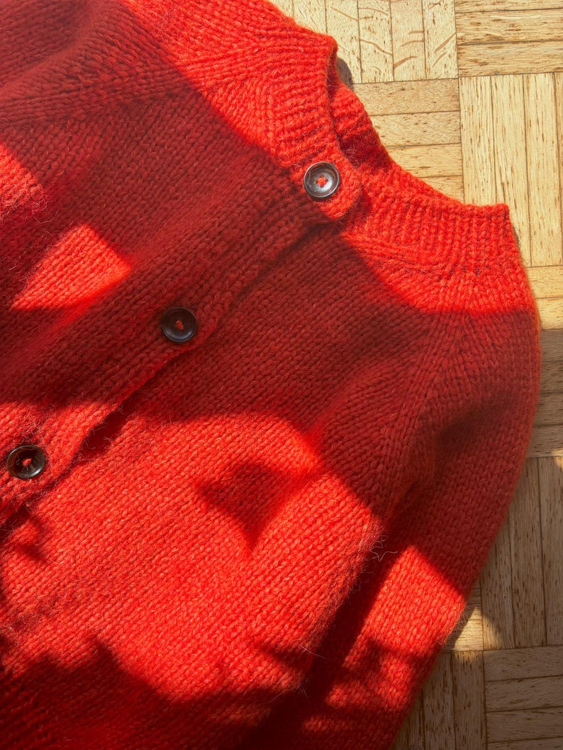 Rainbow Cardigan Knitting Pattern