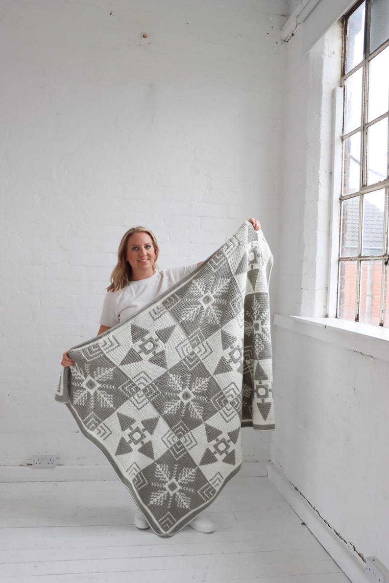 Winter Pines Blanket Crochet Pattern