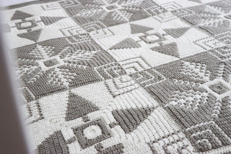Winter Pines Blanket Crochet Pattern