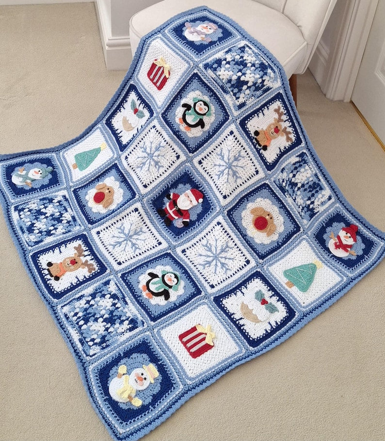Snowberry Blanket Crochet Pattern