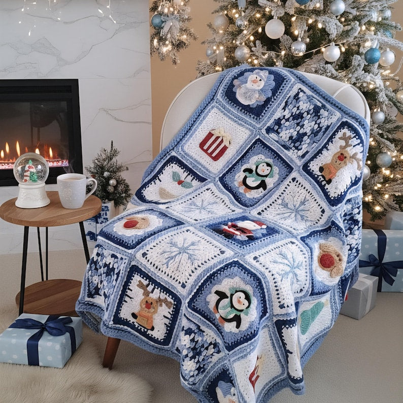 Snowberry Blanket Crochet Pattern