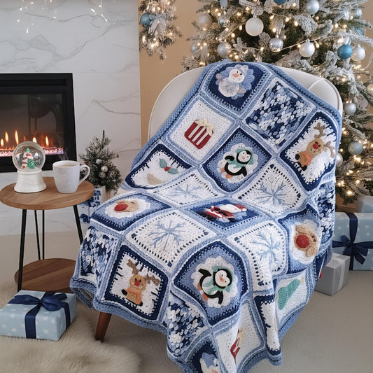 Snowberry Blanket Crochet Pattern