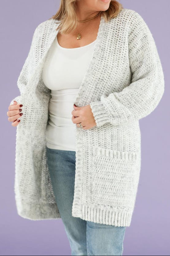 Grey Skies Cardigan Crochet Pattern