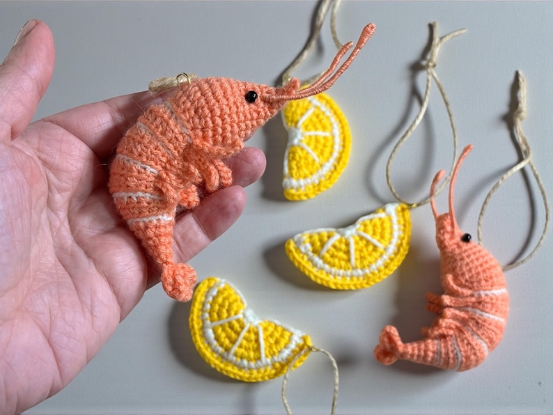 Lemon Shrimp Crochet Pattern