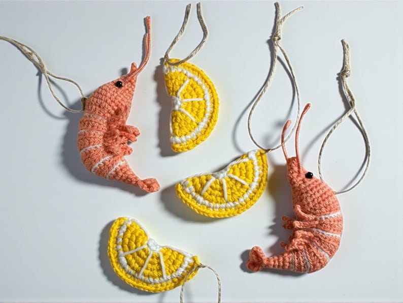 Lemon Shrimp Crochet Pattern