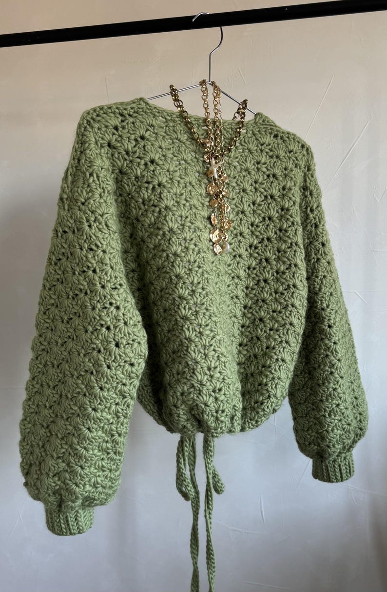 Olive Cardigan Crochet Pattern