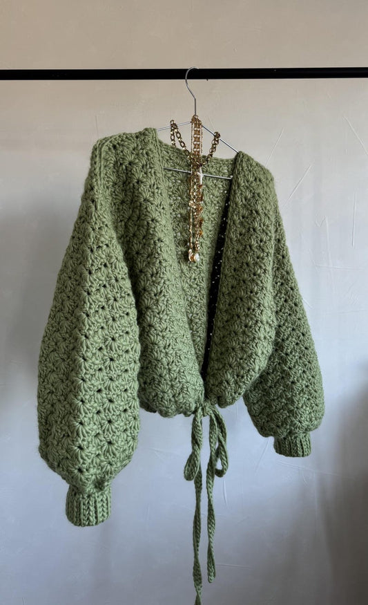 Olive Cardigan Crochet Pattern