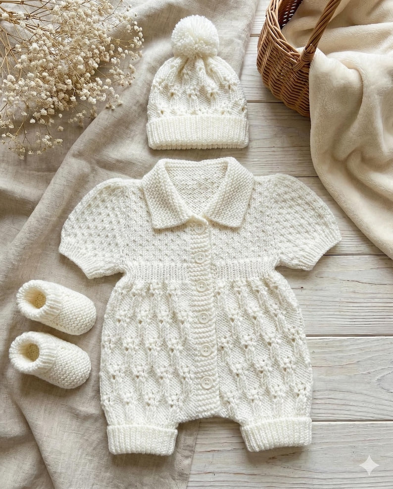 Pure Baby Set Knitting Pattern