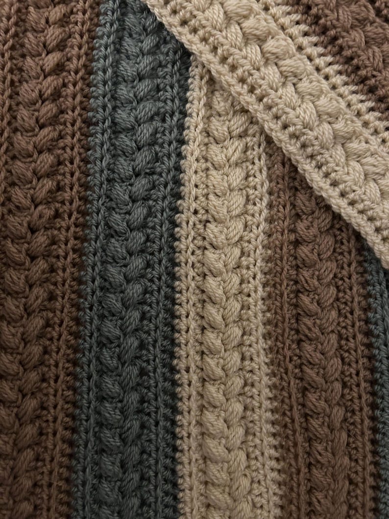Rustwood Blanket Crochet Pattern
