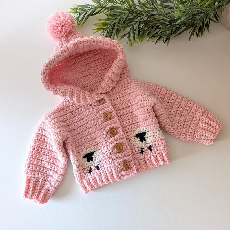 Little Sheep Jacket Crochet Pattern