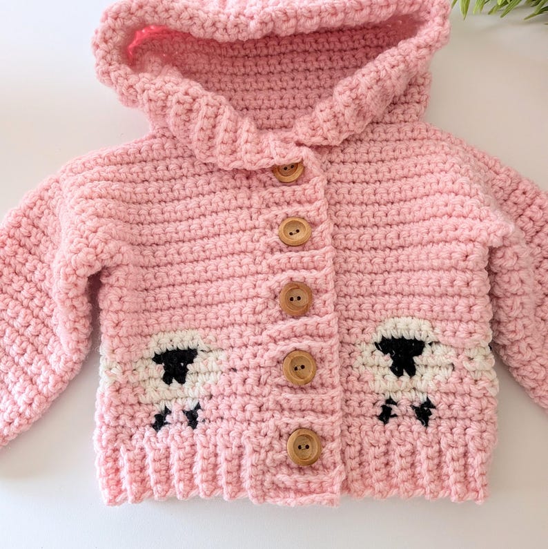 Little Sheep Jacket Crochet Pattern
