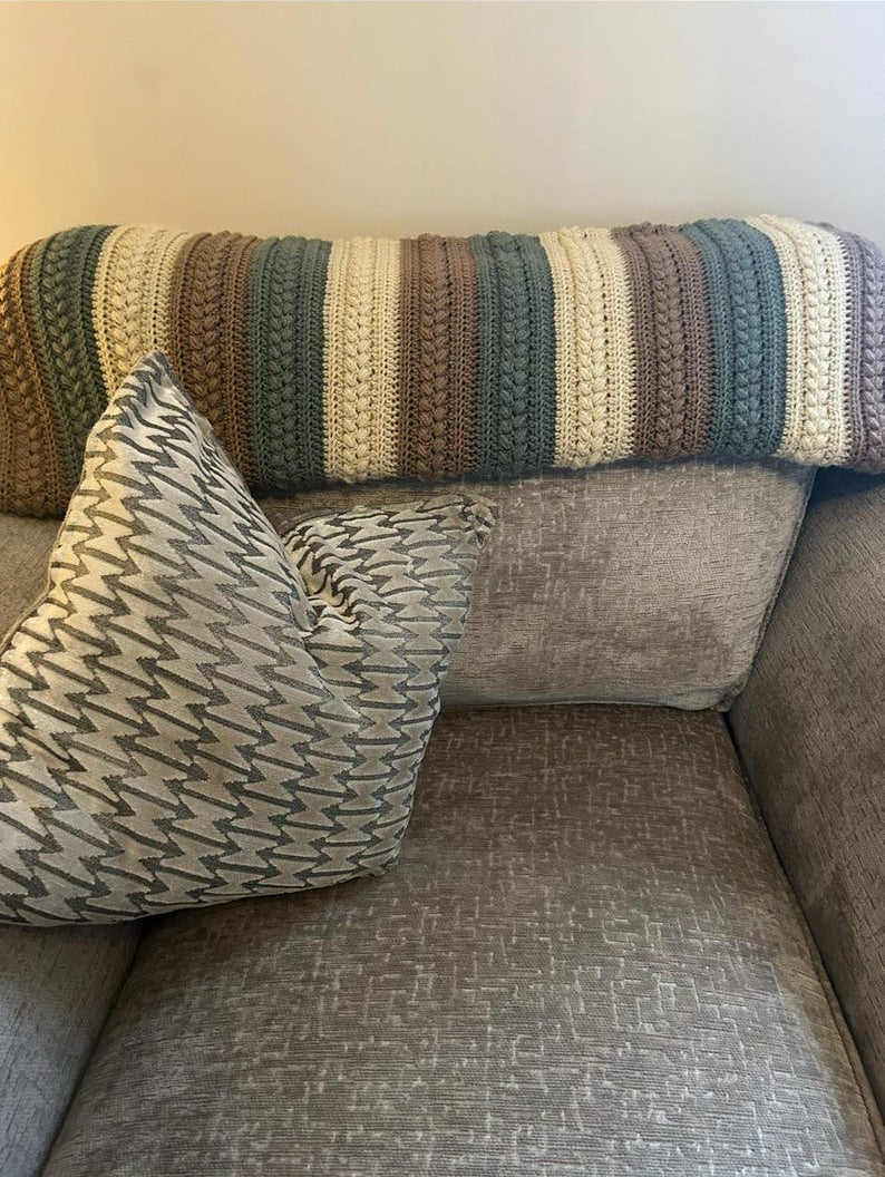 Rustwood Blanket Crochet Pattern