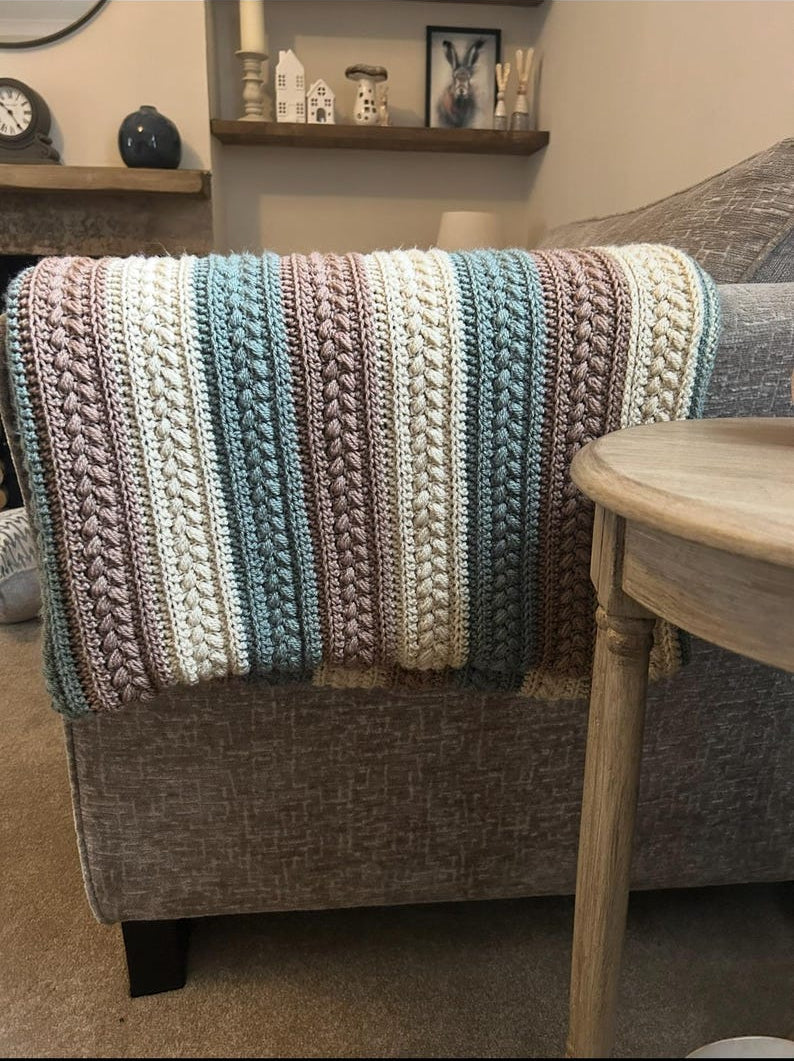 Rustwood Blanket Crochet Pattern
