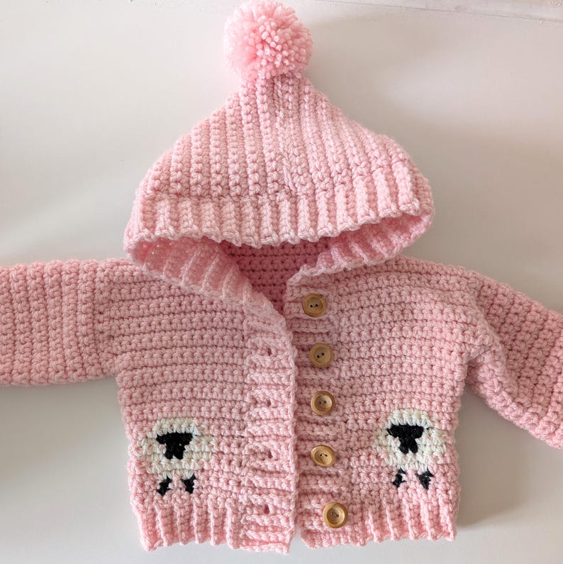 Little Sheep Jacket Crochet Pattern