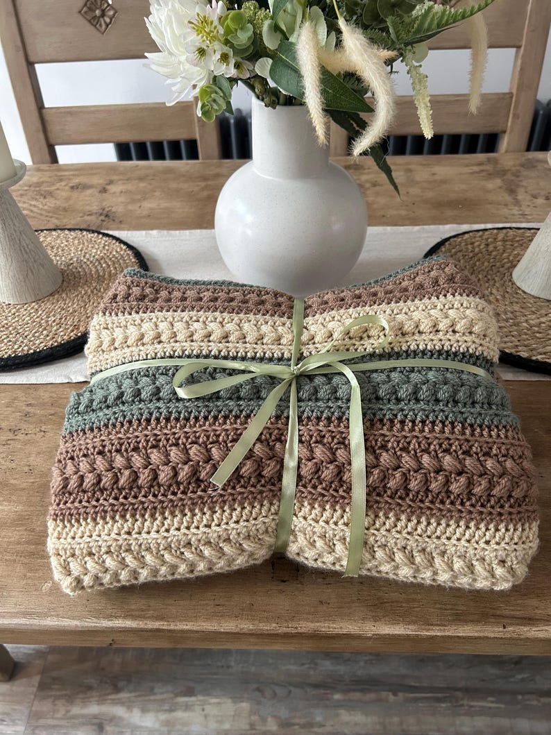 Rustwood Blanket Crochet Pattern