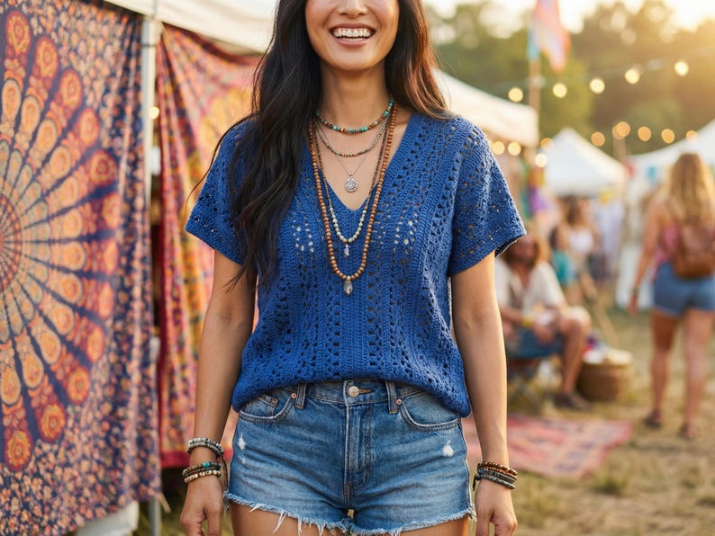 Beach Lace Top Crochet Pattern