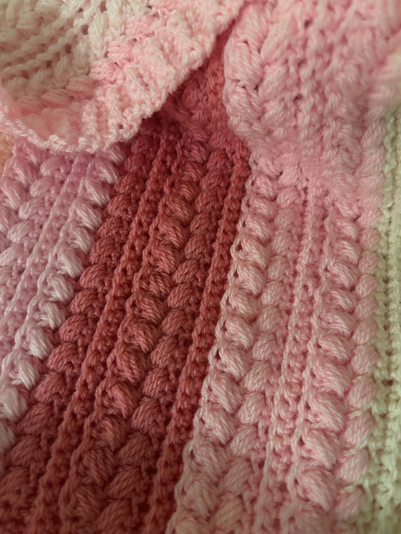 Rosewater Blanket Crochet Pattern