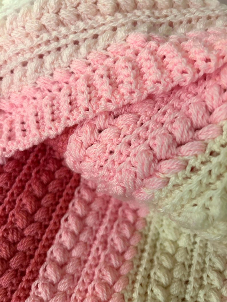 Rosewater Blanket Crochet Pattern