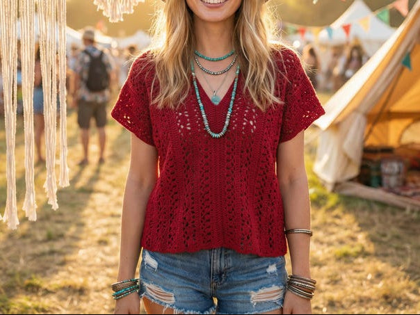 Beach Lace Top Crochet Pattern