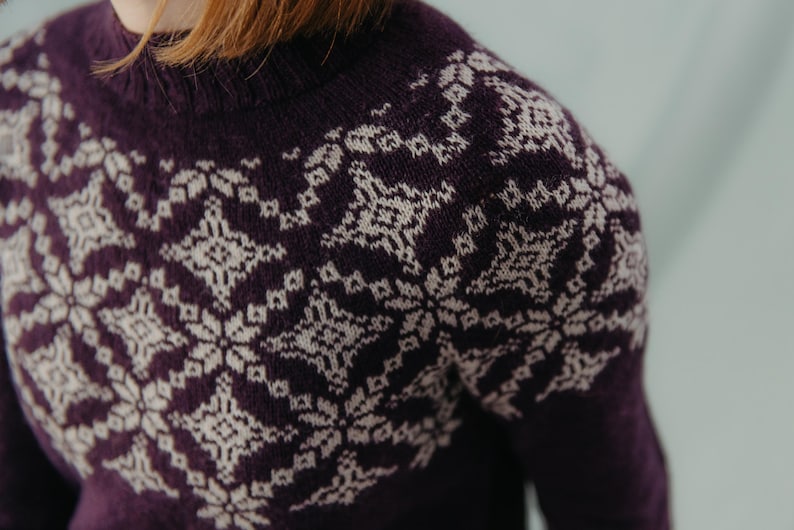 Snowvale Sweater Knitting Pattern