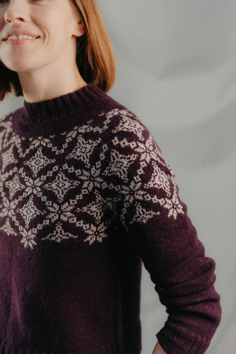 Snowvale Sweater Knitting Pattern