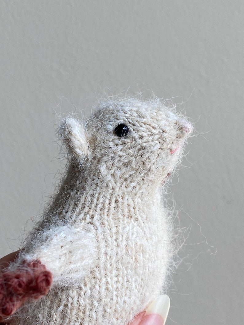 Rat Friend Knitting Pattern
