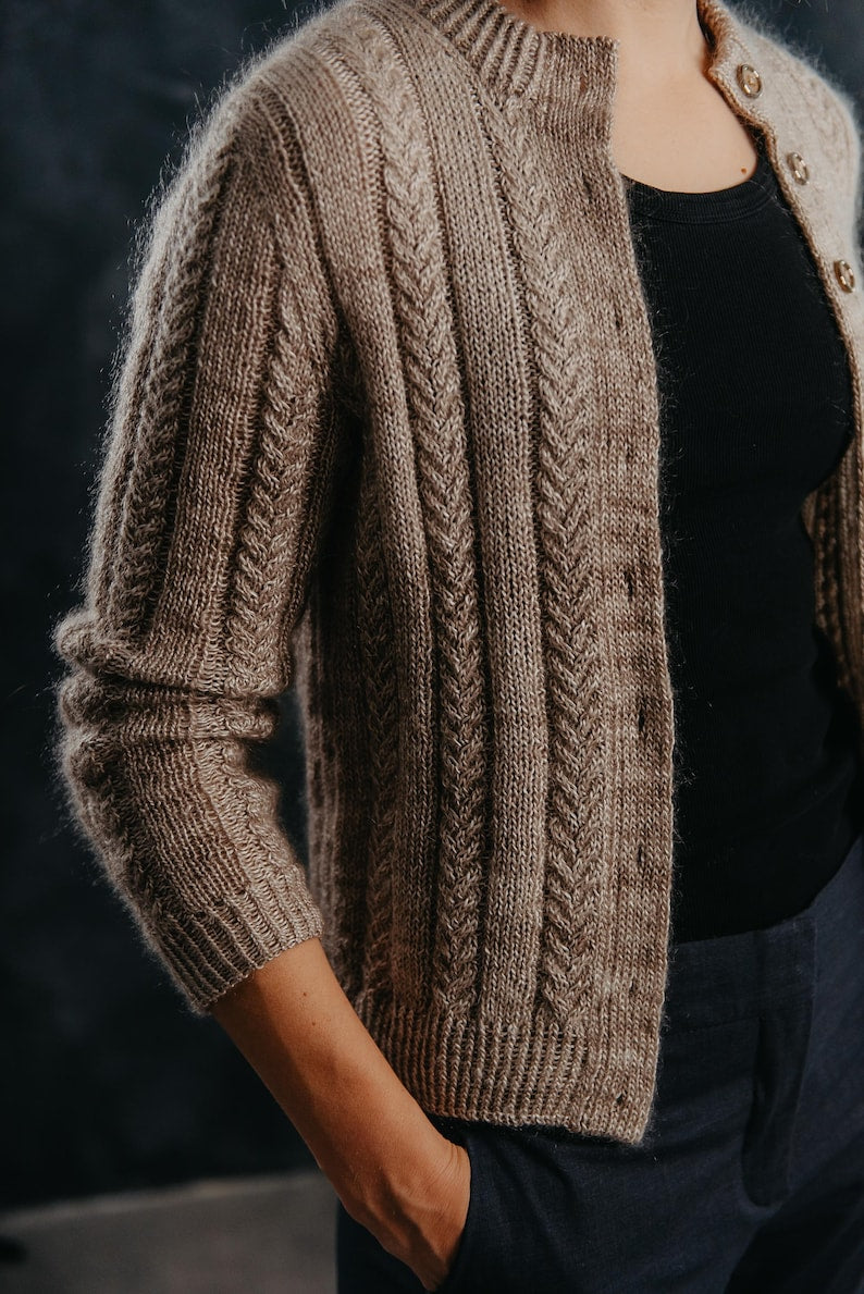 Elowen Cardigan Knitting Pattern