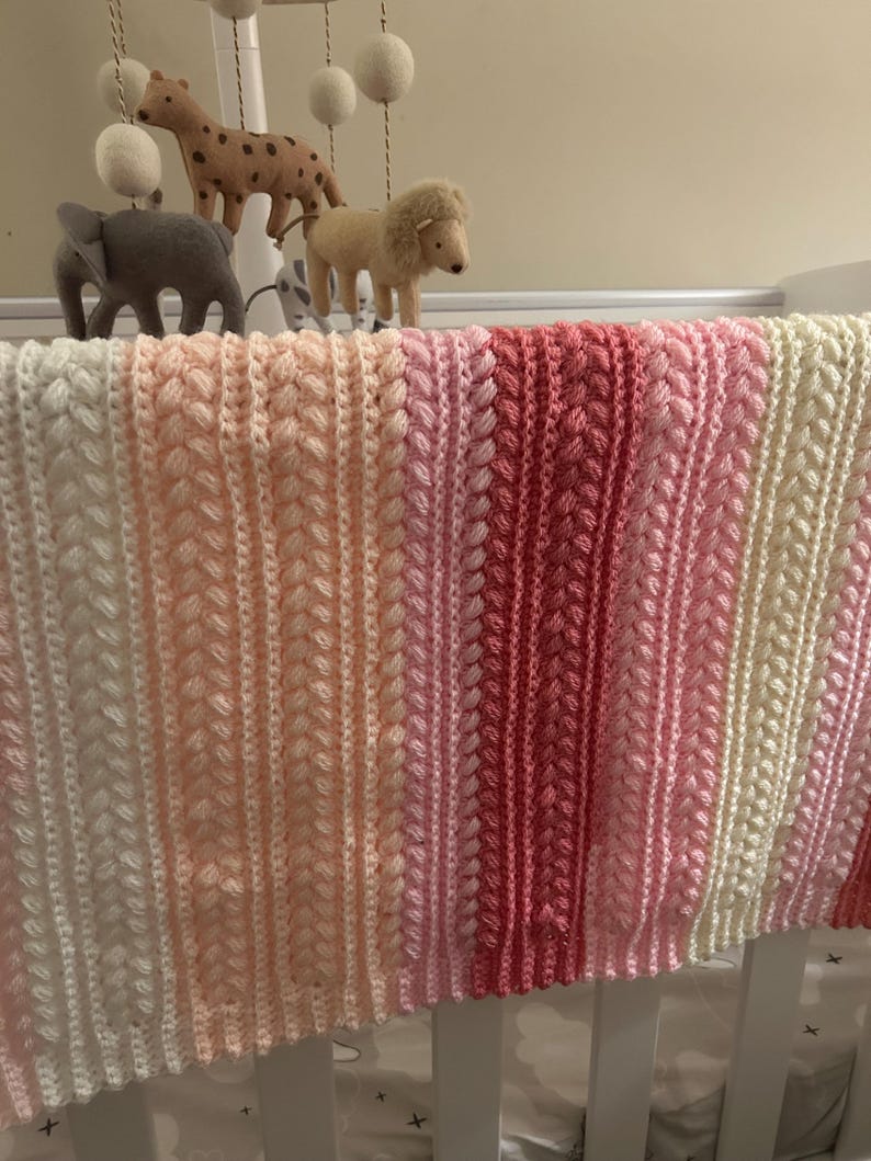 Rosewater Blanket Crochet Pattern
