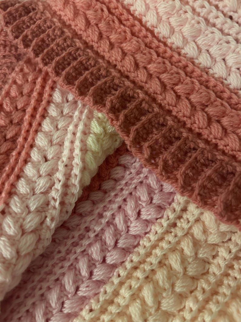 Rosewater Blanket Crochet Pattern